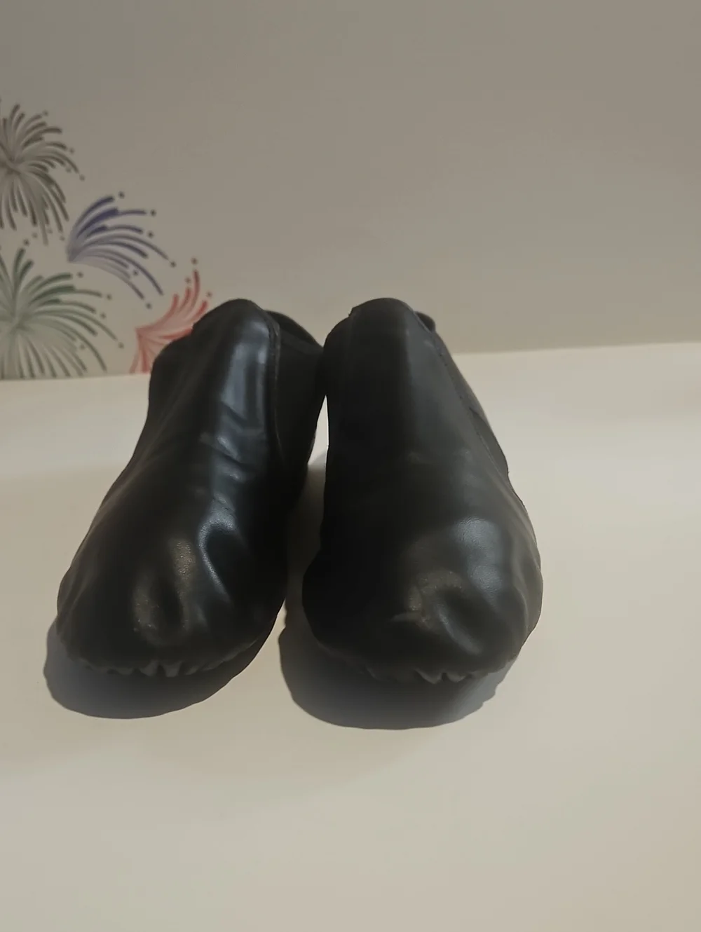 Classic Black Kids  Slip-On DANCE Shoes 4M